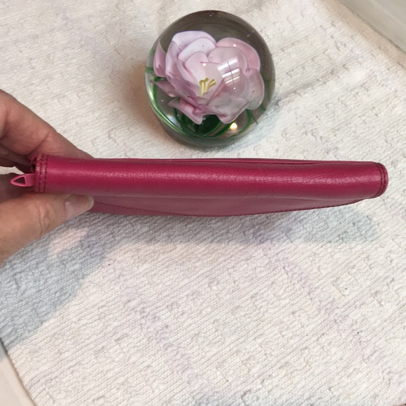 Hot Pink Buttery Soft Brazilian Leather Wallet - Picture 8 of 11